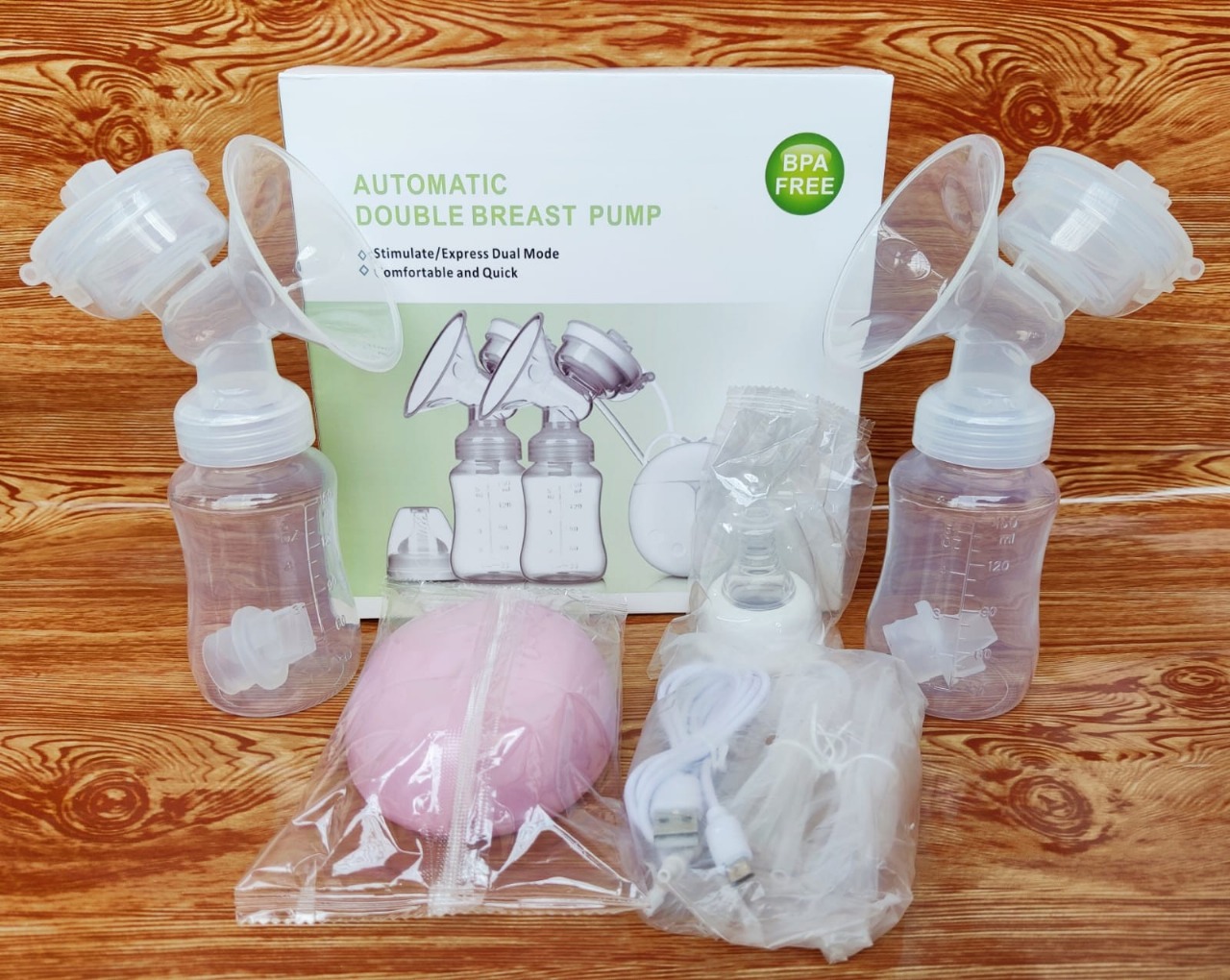 Electric Breast Feeding Pump Duble Feeder -1Pieces